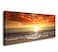 BaisuartS0150 Canvas Prints Wall Art Sunset Ocean Beach Pictures Photo Paintings for Living Room Bedroom Home Decorations Modern Stretched and Framed Seascape Waves Landscape Giclee Artwork