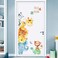 BPA Youyouyu Cartoon Animals Wall Stickers DIY Children Mural Decals for Kids Rooms Baby Bedroom Wardrobe Door Decoration Animal