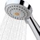 HO2ME YOOMEE High Pressure Handheld Shower Head with Powerful Spray against Low Water Supply Pipeline Multifunctions Bathroom Accessories wHose Bracket and Teflon Tape Chrome