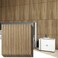 Art3d Slat Wall Panel 3D Fluted Textured Panel 12Tile 197 x 197in  Walnut