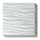 Art3d PVC 3D Wall Panels 3D Textured Wall Decor Panels for DIY Living Room Bedroom 50x50 CM 12 PCS White