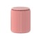 Home Furniture Modern Design Accordion Portable Folding Paper Stool Kraft Paper Relaxing Multifunction Round Foot Stool Side tableFashion Paper Design Ideal for School Living Dining Room Pink