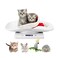 LFGKeng Newborn Kitten  Puppy Weight Scale Digital Pet Scale with Cat Toys Multifunctional Small Animal Kitchen Food Scale Weighing Max 33lbs Tray Size 12 x 8 Not for Adult CatsDogs White