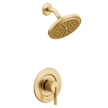 Moen T2262EPBG CIA Collection PosiTemp Rain 1Handle with EcoPerformance Shower Only Faucet Trim Kit Valve Required Brushed Gold
