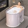 Ximi Aomai Portable Bathtub For Shower Stall Large Foldable Soaking Bathing Tub for Adults Separate Family Bathroom Japanese SPA Collapsible Tub Ideal for Hot Bath Ice BathNo installation required