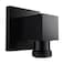 Lavatrum Wall Mounted Supply Elbow Wall Elbow for Hand Shower Solid Brass Square Wall Supply Elbow Check Valve Included Square Matte Black