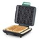 Dash Deluxe NoDrip Waffle Iron Maker Machine 1200W  Hash Browns or Any Breakfast Lunch  Snacks with Easy Clean NonStick  Mess Free Sides Aqua