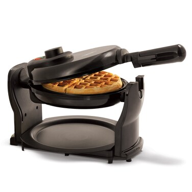 BELLA 13591 Classic Rotating Belgian Waffle Maker Pro Black