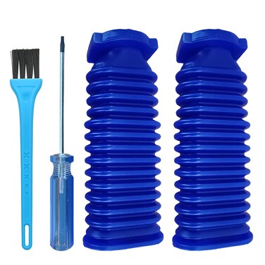 tuvisin Replacement Lower Duct Hose For Dyson V6 V7 V8 V10 V11 Vacuum Cleaner Soft RollerSoft Roller blue Hoselower nozzel duct hoseFlexible Soft Rubber Tube