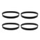 The Lord of the Tools 4PCS Vacuum Cleaner Belts Compatible with Hoover YMH 28950 UD40350 UD70210 UD70212 UD40270 UD40285 UD40270RM UD40000 UD40005 M085850RED M084590 M085850 M085855
