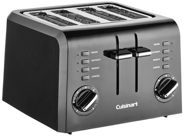 Cuisinart CPT142BK 4Slice Compact Plastic Toaster Black