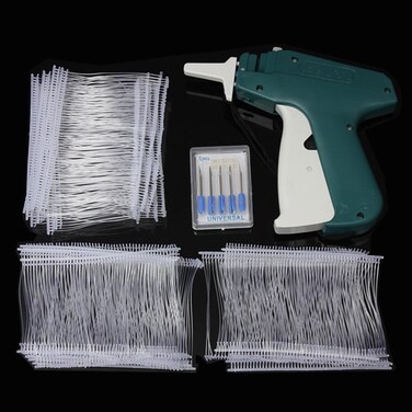 Winnerbe Clothes Tagging Gun Price Label Tag Gun Labeler Tag Attacher Clothing Tag Gun with 1000 White Barbs Fasteners and 5 Extra Steel Needles