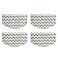 SKROS 4 Pack Steam Mop Replacement Pads Compatible with Bissell Powerfresh Steam Mop 1940 1806 1544 1440 2075A 2685A Series Part  5938  2032633 1606668  1606669