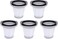 5pcs Vacuum Cleaner Filter Efficiency Replacement Filter Robot Vacuum Part For SC861 SC861A Filter