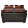Convenience Concepts Designs4Comfort Storage Ottoman With Trays Espresso