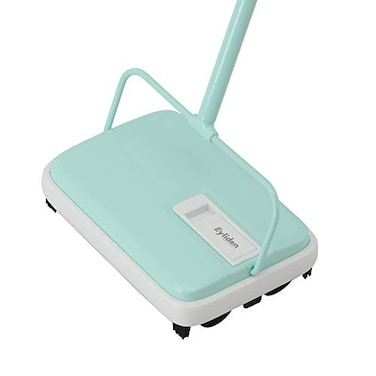 Eyliden Carpet Sweeper Mini Size Lightweight Hand Push Carpet Sweepers  No Noise NonElectric  Easy Manual Sweeping Automatic Compact Broom Only for Carpet Cleaning