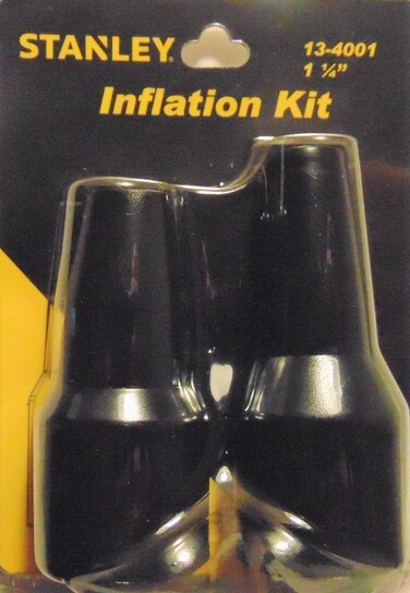 Stanley 134001 Inflation Kit Fit for 114 Hose WetDry Vacuum Cleaners Black