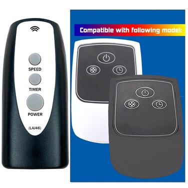 GENGQIANSI Replacement Remote Control for Lasko 2033654B 2033654 1843 1844 2546 3540 3542 S18625 S18924 1646 1850 1854 1880 1885 2740 2744 3440 A20561 A20700 Cyclone Pedestal Upright Fan