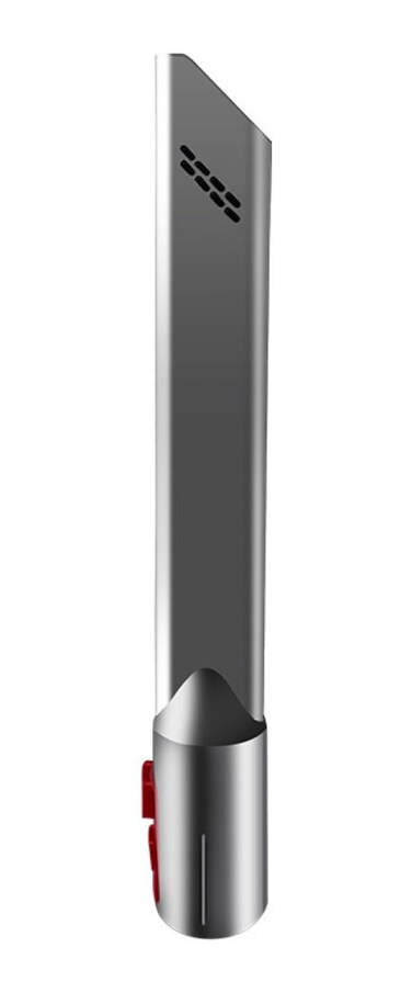 Qwick Grey Thin Quick Release Crevice Tool Nozzle Attachment Compatible with Dyson V7 V8 V10 V11 V15 Gen 5 Gen5 Cordless Stick Vacuum Cleaner Alternative to 96761201