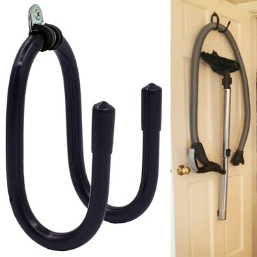 AUXPhome Vacuum Cleaner Storage Bracket Power Tool Hose Stand Holder Vacuum Head Hanger for Canister Vacuum Cleaner Handheld Vacuum Cleaner Work Shop Vacuums Cleaner  W Style