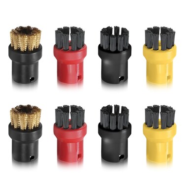 ilovelife Replacement Dust Remove Steam Cleaning Brush Small Round Brushes for Karcher SC1 SC2 SC3 SC4 SC5 SC7 CTK10