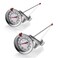 KT THERMO Deep Fry Thermometer with Instant ReadDial Thermometer2Pack6 Stainless Steel Stem Meat Cooking