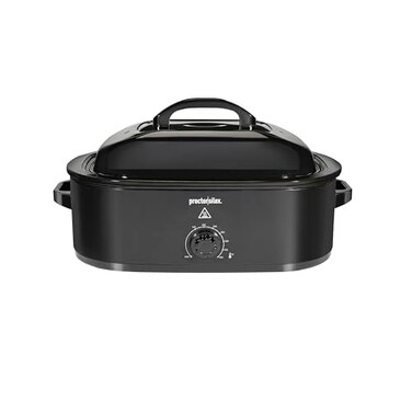 Proctor Silex 24Pound Electric Roaster Oven with Variable Temperature Control SelfBasting Lid  Removable Pan 18 Quart Black 32211