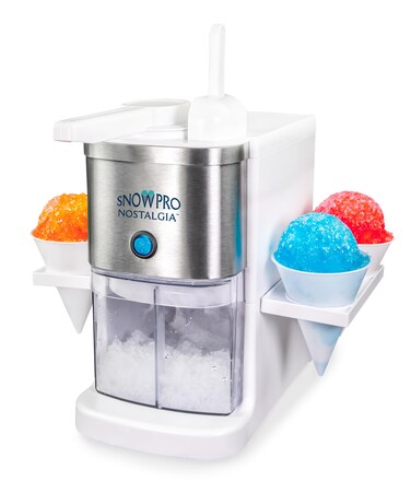 Nostalgia Shaved Ice Machine White