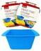 Rapid Brands Mac Cooker  Microwave Macaroni  Cheese in 5 Minutes  Perfect for Dorm Small Kitchen or Office  Dishwasher Safe Microwaveable BPAFree  Blue 2 Pack