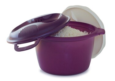 TUPPERWARE MICROWAVE RICE COOKER ROUND 3l 131 CUP 67zu