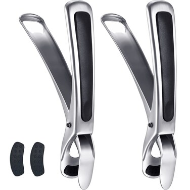 SOLEADER Plate Gripper Compatible With Instant Pot Accessories Air Fryer Pans Gripper Hot Plate Bowl Retriever For Microwave Toaster Oven Steamer Pack of Two