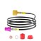 rovrai Soda Machine Co2 Adapter with 60inch Hose Co2 Tank Directly Connector to Soda Maker Compatible with DuoTerraArtEDuoETerraCrystal 30GAIAAQUA FIZZ Pink Cylinder Soda Machine