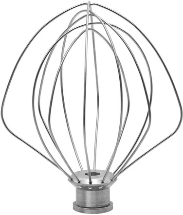 KITCHPOWER KN256WW 6Wire Whip Attachment for KitchenAid 6 Quart BowlLift Stand Mixer Accessory Replacement Egg Cream Stirrer Cakes Mayonnaise Stainless Steel Whisk