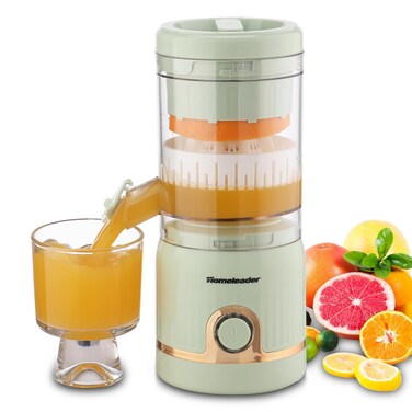 Homeleader Electric Juicer Rechargeable Citrus Juicer Machines with USB Portable Orange Juice Squeezer Premium Juicer for Lemon Tomato Grape Watermelon