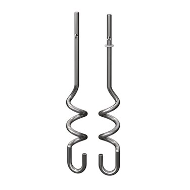 Ninja XSKDOUGHHK Foodi Dough Hooks for Power Mixer System CI100 Series Stainless Steel