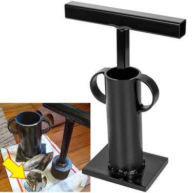 Sunluway Rock Crusher Frit Maker Stone Rock Crusher Heavy Duty Steel DIY Glass Gold Breaker Mining Pulverizer