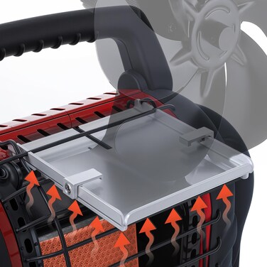 Wood Stove Fan Bracket for Mr Heater Buddy MultiPurpose Mr Heater Holder for Fireplace FanHeated Stuff Shelf Stand with Clip for Little Buddy and Big Buddy Outdoor Heater Buddy Accessories