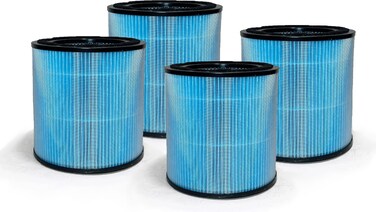 Nispira AP0601 2in1 True HEPA Filter Replacement for AirTok Air Purifier AP0601RF  4 Packs