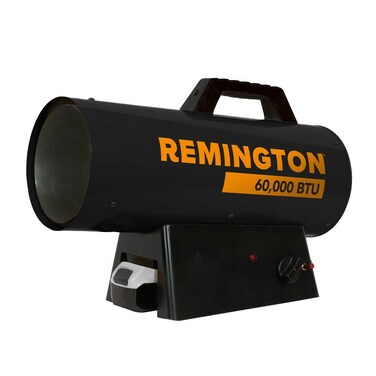 Remington 60000 BTU Battery Operated LP Forced Air Heater  Variable Output  Battery Not Included