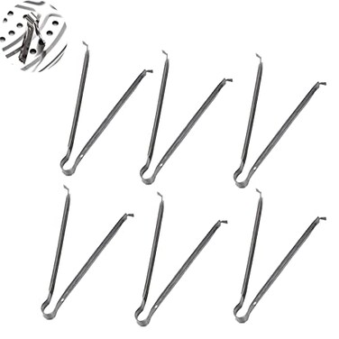 NentMent 6 Pack Removable Legs for Steamer Rack Steaming Tray Bracket Detachable Stand Leg Stainless Steel Steam Holder Shelf 5cm197in Cooking Tray Water Separator Stands Steaming Racks Accessories