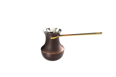 ZHSHOP Premium Handmade Copper Turkish Coffee Pot CezveIbrik 169 oz and 500 ml  Multifunctional Greek  Arabic Coffee Maker Stovetop Briki Chai Warmer Turkey top Design Copperbull Crafted