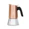 Bialetti Venus Induction Espresso Maker Copper  4 Cup Black
