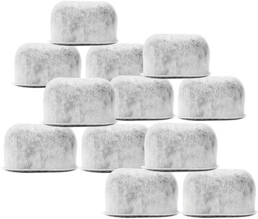 CUISINART Housewares Solutions Housew Pack of 12 Replacement Charcoal Water Filters for Coffee Machines