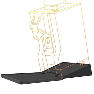 CAFEMASY Incline Stand with Tray Compatible with Eureka Mignon Grinder Durable Tilted Angled Base and Drip Tray Espresso Grinder Accessories Parts