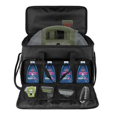 Kingshion Carrying Case Compatible with Bissell Carpet and Upholstery Cleaner 1400B3353Steam Cleaner Storage Bag for Upholstery Cleaner Cleaner Organizer Travel Carrying Case Bag Only