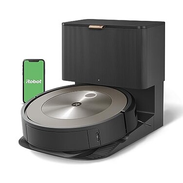 iRobot Roomba j9 SelfEmptying Robot Vacuum  More Powerful Suction Identifies and Avoids Obstacles Like pet Waste Empties Itself for 60 Days Best for Homes with Pets Smart Mapping Alexa