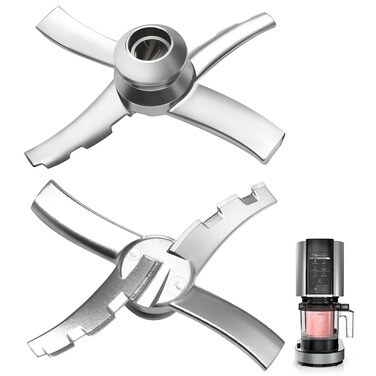 HiMoliwa Paddle Blade Replacement Compatible with Ninja Creami NC300 Series Ice Cream Makers Ninja Creami Blade Paddle ReplacementStainless Steel