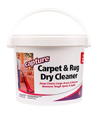 Capture Carpet  Rug Dry Cleaner wResealable lid  Home Car Dogs  Cats Pet Carpet Cleaner Solution  Strength Odor Eliminator Stains Spot Remover Non Liquid  No Harsh Chemical 8 Pound