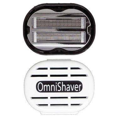 OmniShaver Premium with Travel Case Head Shaver for Bald Men Hair Cutter  The Fastest Way to Shave your Head Legs Arms Body  Shaving Razor Self Cleans and Strops During Use Durable Blades
