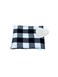 Microwaveable Heating Pad Black Plaid